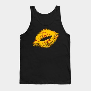 Symbol on Lips X - Yellowjackets Tank Top